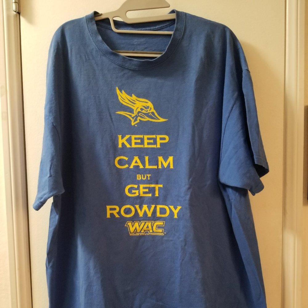 Roadrunners Keep calm and get rowdy tee shirt